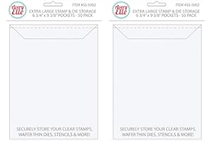 Avery Elle Stamp and Die Extra Large Storage Pockets SS-5002 (Pack of 2)