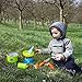 Little Explorers Kids Camping Gear Survival Kit Toy Tools Indoor Outdoor Nature Pretend Play Set (20 Pieces)