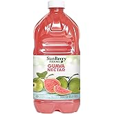 Sunberry Farms Guava Nectar, 64 fl oz Bottle | Exotic Tropical Juice Drink | Non-GMO, No High Fructose Corn Syrup | Refreshing Guava Beverage