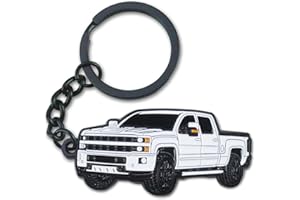 glahorse For Chevy Silverado Keychain，For Chevy Silverado Accessories 2015-2022 Toy Truck，metal Keychain
