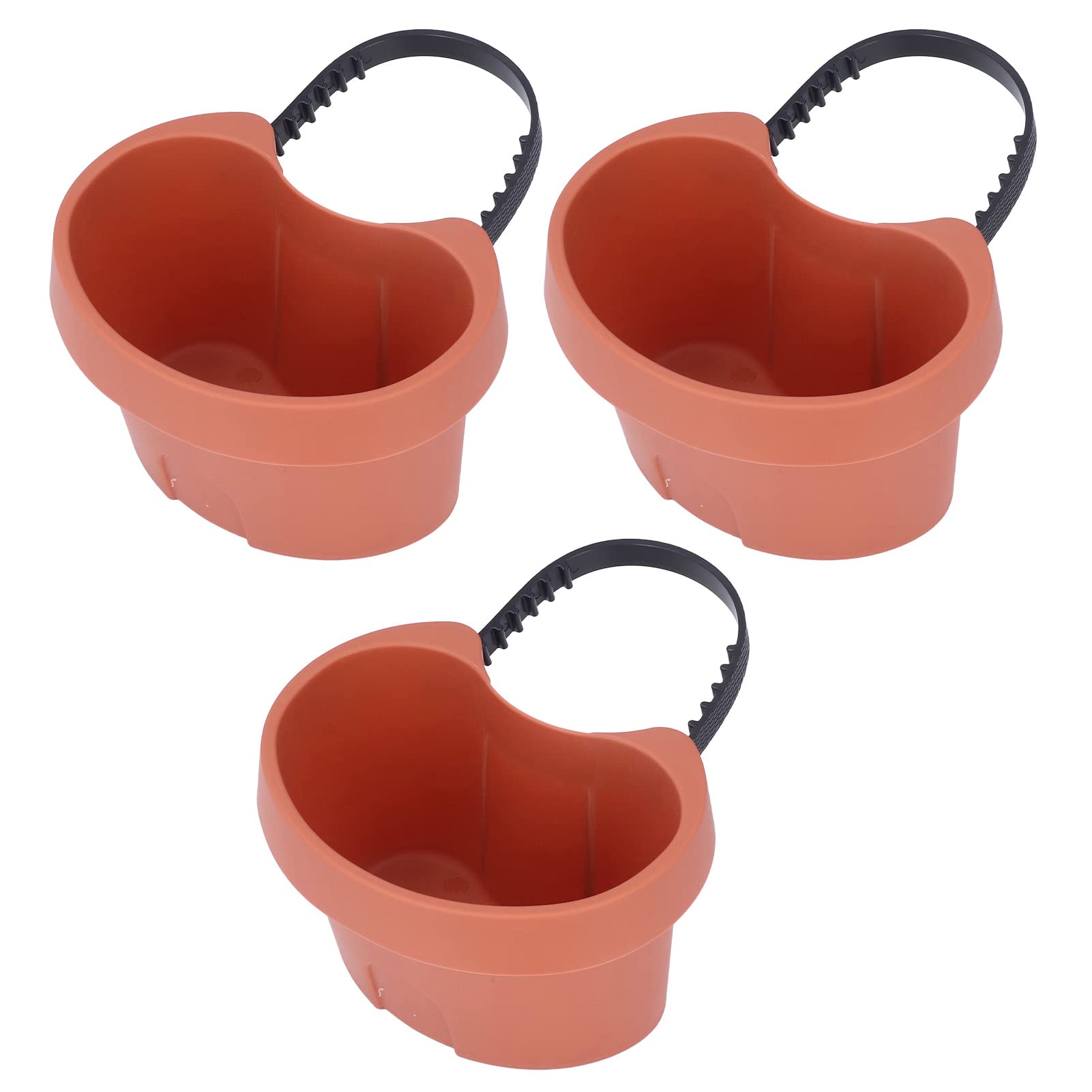 SUNGOOYUE Adjustable Strap Flower Pot Plastic Drain Pipe Container Succulent Seedling Balcony Garden Color