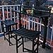 MIYU Furniture 3-piece Balcony Bar – Onyx