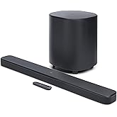 JBL Bar 500MK2-5.1 Channel soundbar System with Dolby Atmos®, MultiBeam™ 3.0 & PureVoice 2.0, 750W with 10" Sub, Easy Sound Calibration, and Works with Voice Assistant-Enabled Speakers (Black)