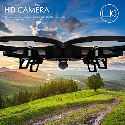UDI-HD-Drone-with-Camera-Lime-Green-Bonus-Battery-1-Key-Control-Easy-Fly-Drones-for-Kids-Camera-Drone-Features-Headless-Mode-720p-HD-Drone-Camera-UDI-Drones-with-Camera-Model-U818A