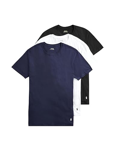 POLO RALPH LAUREN Slim Fit w/Wicking 3-Pack Crew Undershirts - Main Image