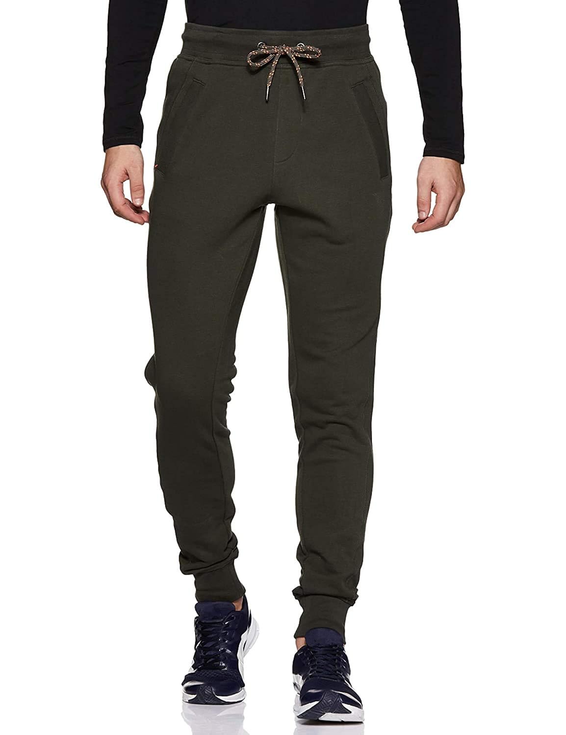 Buy Run Sports Wear Men Solid Regular Polyester Joggers () at Amazon.in