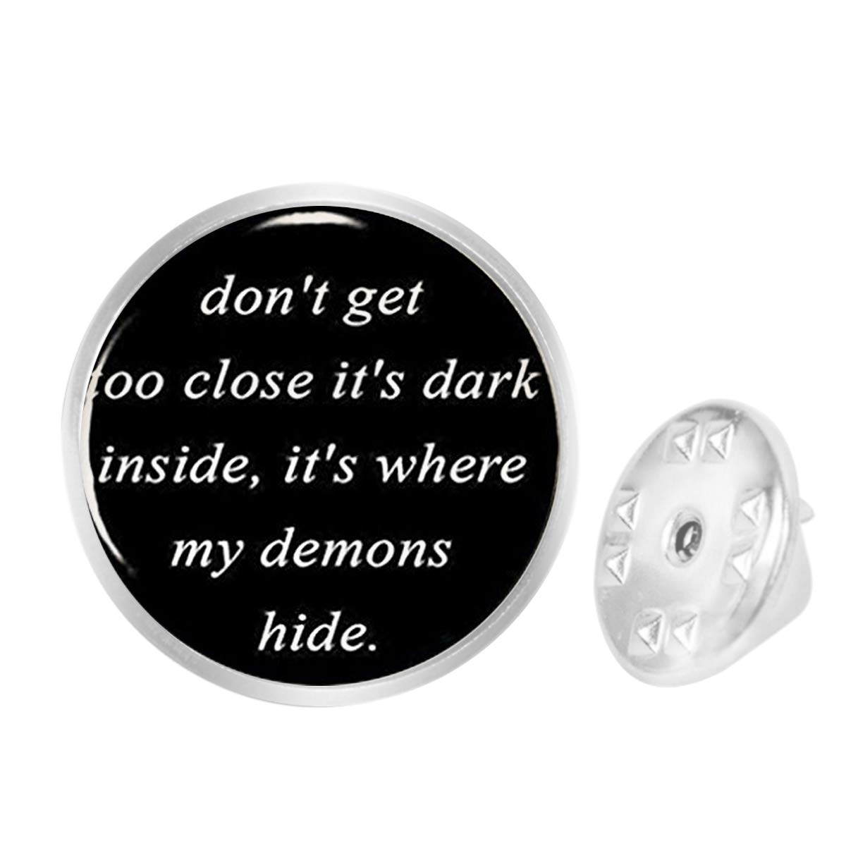 Up To 70 Off Wazzit Round Metal Tie Tack Hat Lapel Pin Brooches Imagine Dragons Black Dome Song Lyrics Music Banquet Badge Enamel Pins Trendy Accessory Jacket T Shirt Sale Online Discount Low