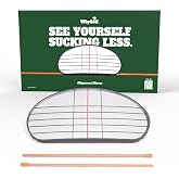 WHYGOLF Alignment Mirror &amp; Rod Set, Golf Training Aid, Putting Practice | Indoor outdoor practice mirror improves setup, posture, backswing consistency, ideal beginner advanced golfers, quick setup