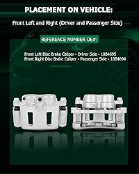 SCITOO 18B4695 18B4694 Disc Brake Calipers Assembly