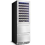 BODEGA Wine and Beverage Refrigerator, 24 Inch 2 IN