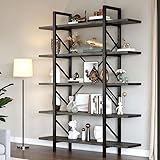 DWVO 5-Tier Bookshelf, 70.9" Tall Bookshelves
