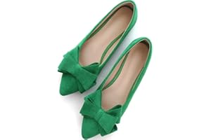TN TANGNEST Women Fashion Bowknot Flats Comfort Pointed Toe Dress Shoes