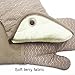 Heat Resistant Kitchen Oven Mitts 500 Degrees With Non-Slip Silicone Printed Set of 2 Oven Gloves for BBQ Cooking set Baking Grilling Barbecue Microwave Machine Washable Women and Man (Brown, Printed)