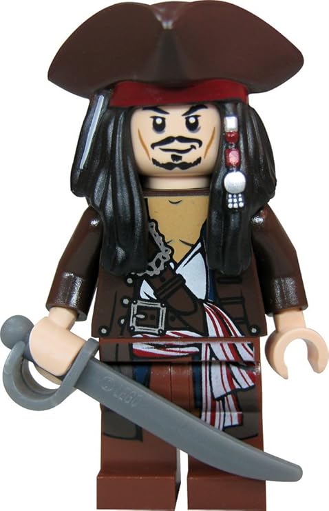 LEGO® Fluch der Karibik / Pirates of the Caribbean™ Minifigur Jack Sparrow mit Dreispitz