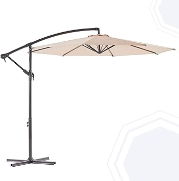 BLUU BANYAN 10 FT Patio Offset Umbrella 