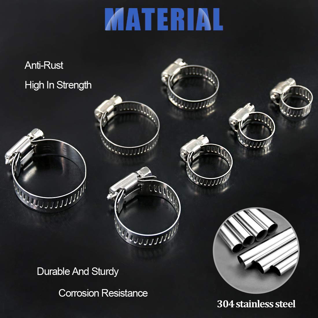 Plumbing Automotive and Mechanical Application Glarks 40Pieces 304