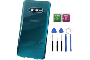 Ubrokeifixit Galaxy S10e G970 Rear Back Glass Door Cover Replacement for Samsung Galaxy S10e 5.8" G970U G970W G970F G970U1 G970F/DS G9700,Camera Glass Lens (Green)