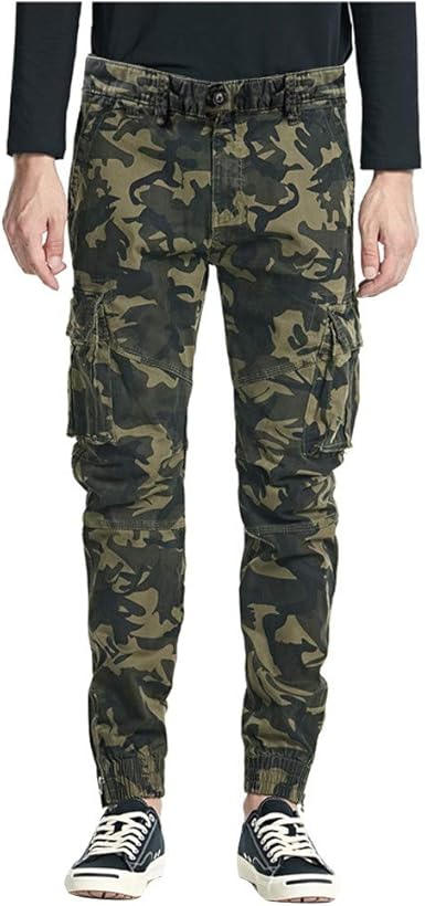 men's cotton military cargo pants