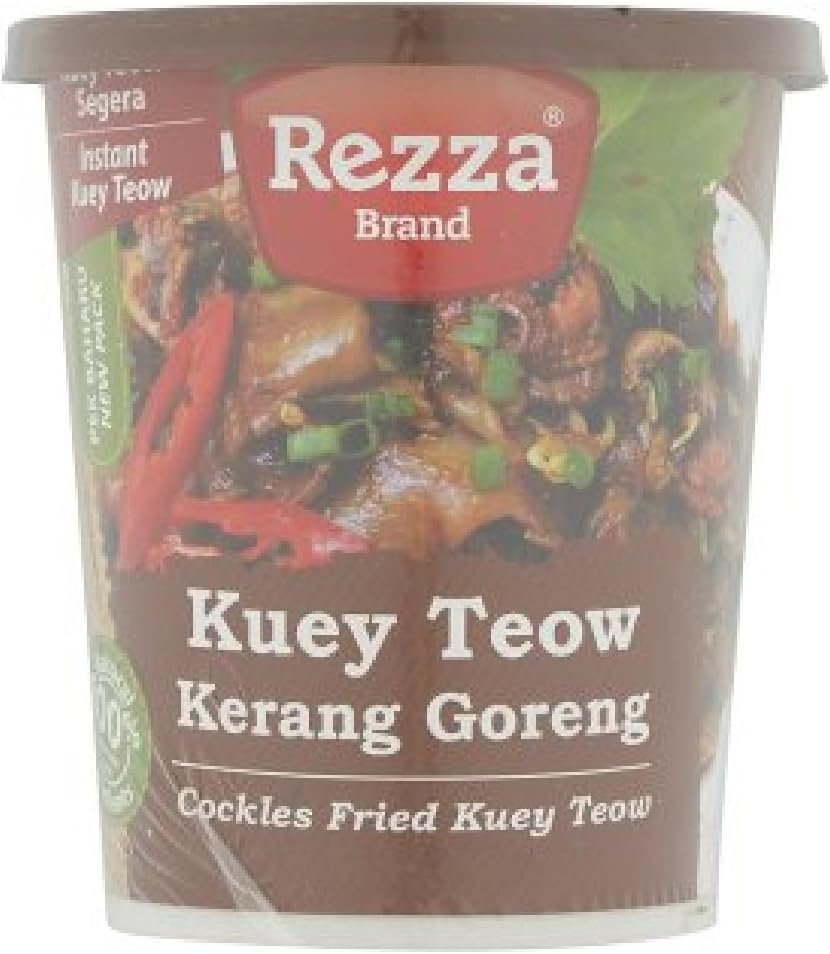 Rezza Brand Instant Cup Noodles 8 x 75g (Cockles Instant Fried Kuey Teow)