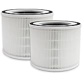 PUREBURG Replacement Filters Compatible with HIMOX H06 Air Purifier & Afloia Gala Air Purifier,2-Pack H13 True HEPA Activated Carbon 3-Stage Filtration