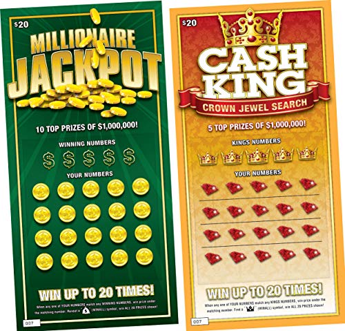 8 Fake Lottery Tickets and Scratch Off Cards that Look Real - Funny Prank Gag Set - Winning $1 Milli - //coolthings.us