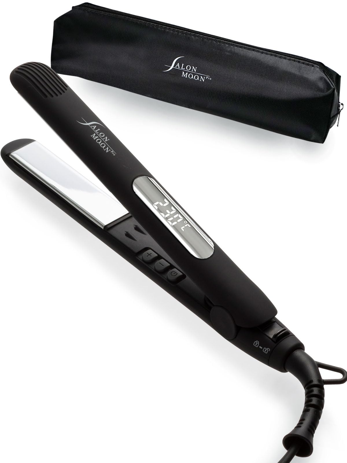 SALONMOON ミニストレートヘアアイロン ブラックの商品画像