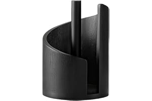 Paper Towel Holder, Mountain Paper Towel Holder Decorative Wood for Kitchen Bathroom Countertop Black, Wood