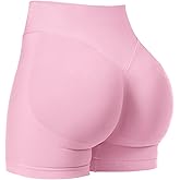 VOYJOY Women Workout Impact Shorts 2.5"/ 3.6"/ 4.5"/ 6" Scrunch Butt Lifting Gym Seamless Booty Biker Shorts
