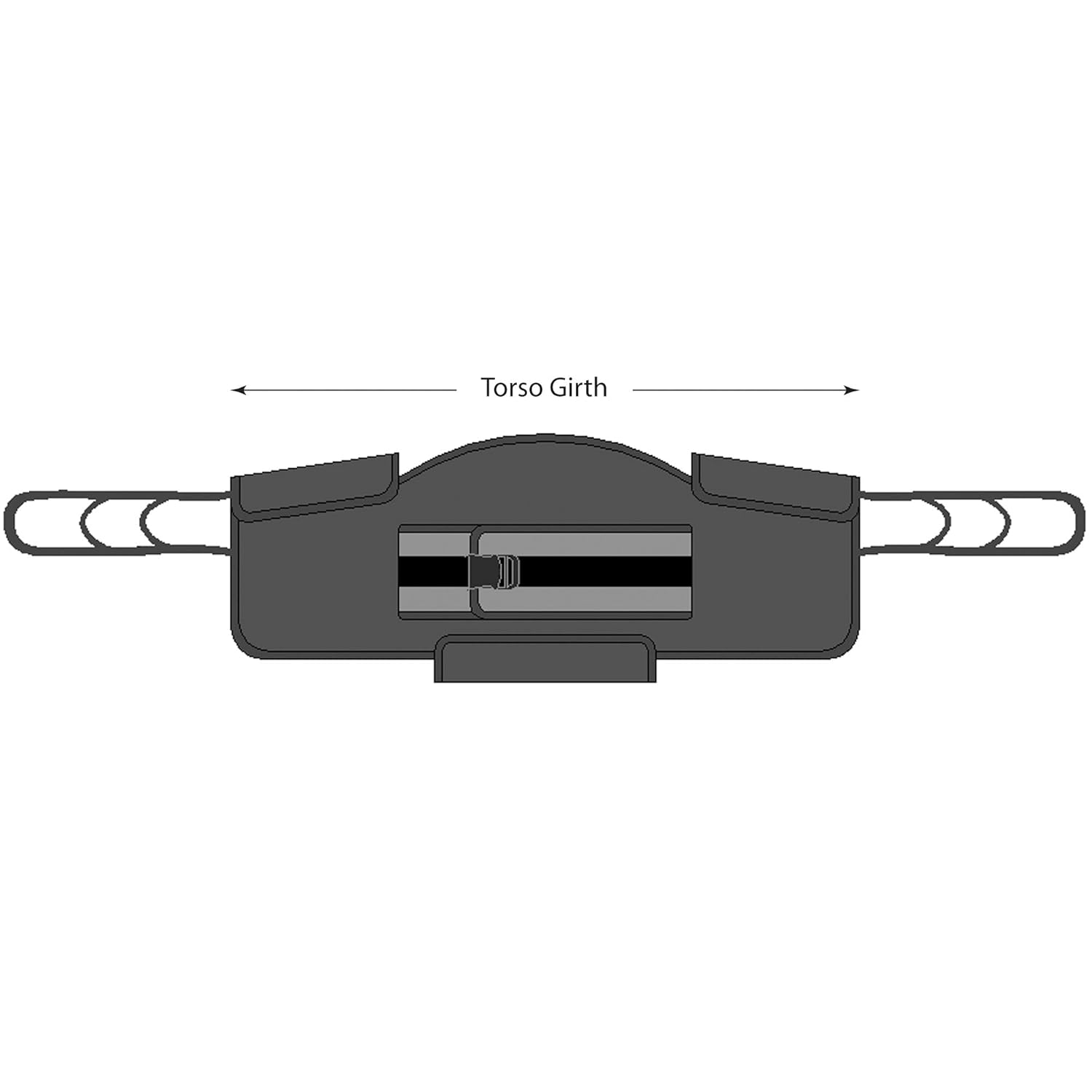 Lumex Deluxe Sit-to-Stand Padded Sling, Medium, DSLSA2: Industrial & Scientific