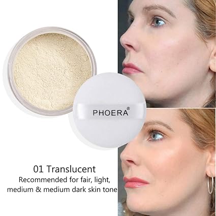 Cutelove Setting Powder Loose Matte Setting Face Powder Shine Free Oil Control Translucent 5g