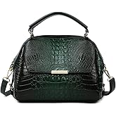 yamiaoed Women's Crocodile Style Handbags: Fashionable Large Capacity Tote Bags with Adjustable Shoulder Strap