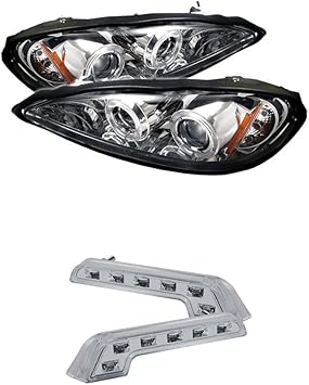 Amazon Com 99 05 Pontiac Grand Am Projector Head Lights Led Fog Brand New Automotive