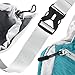 ErgaLogik Day Trekker - Hiking Waist Pack with Water Bottle (Not Included) Holder - Fanny Pack - Dog Walking - Running Belt Bag Pouch Fanny Pack for Hiking Running Cycling Camping Travel (Aqua Blue)