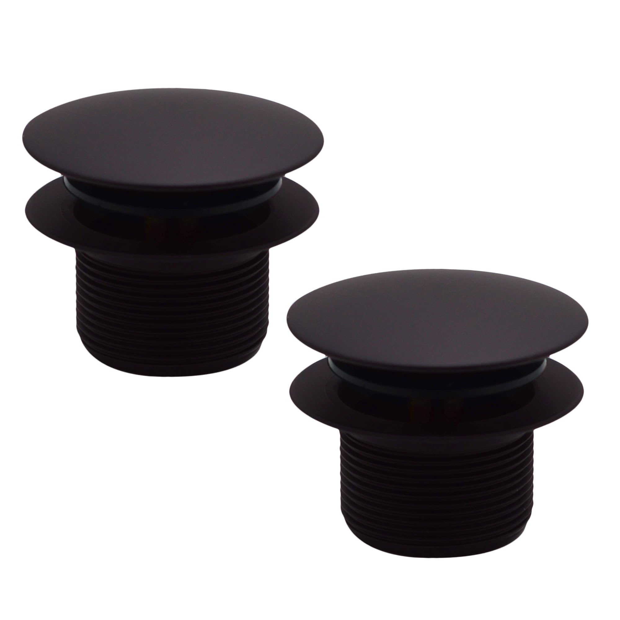 Westbrass D398R-2-12 1-1/2" NPSM Coarse Thread Mushroom Tip-Toe Bathtub Drain Stopper, Oil Rubbed Bronze (2-Pack) Image Westbrass D398R-2-12 1-1/2" NPSM Coarse Thread Mushroom Tip-Toe Bathtub Drain Stopper, Oil Rubbed Bronze (2-Pack) Image
