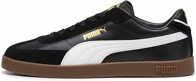 Unisex Adults Club II Era Sneaker, Puma Black-Puma White-Puma Gold, 43 EU
