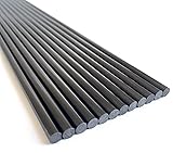 12pcs 5.0mm Carbon Fiber Rods 5.0x420mm,420mm