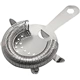 Sky Fish Hawthorne Cocktail Strainer Stainless Steel Bar Strainer Professional 4 Prong Strainer with 100 Wire Spring