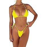 Sexy Bikini Sets for Women Two Piece Bathing Suit Halter String Triangle