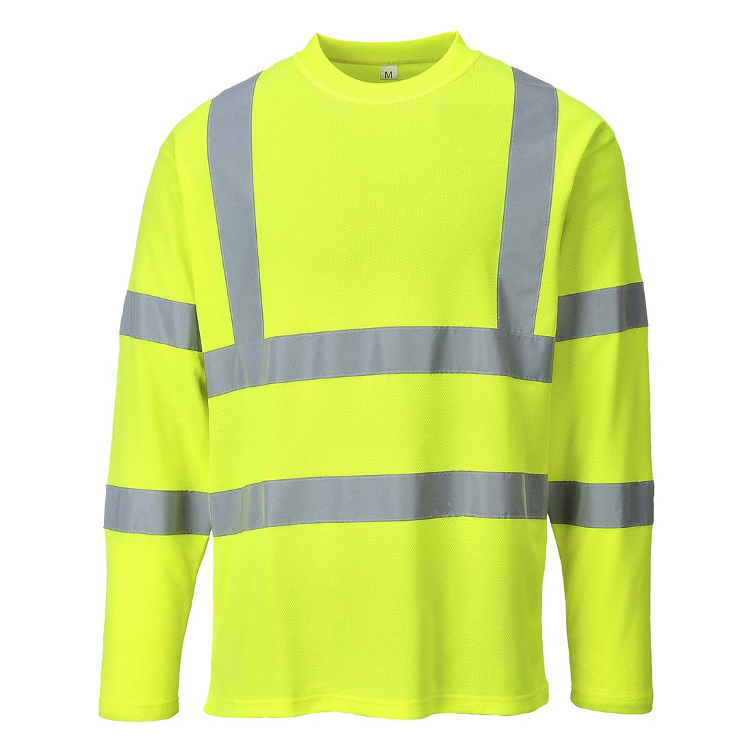 Portwest Hi-Vis Long Sleeved T-Shirt, Size: M, Colour: Yellow, S278YERM
