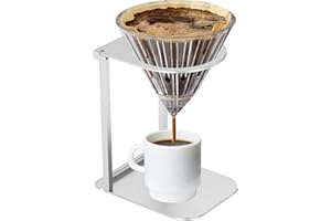 Removable Universal Coffee Drip Stand, Portable & Foldable Espresso Machine Stand, Office coffee with base, Suitable for offi