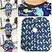 AKOAK Children Cartoon Dolphin Patterned Hair Cut Cap Waterproof Hairdresser Dressing Salon Gown Apron Cloak Cloth for Salon