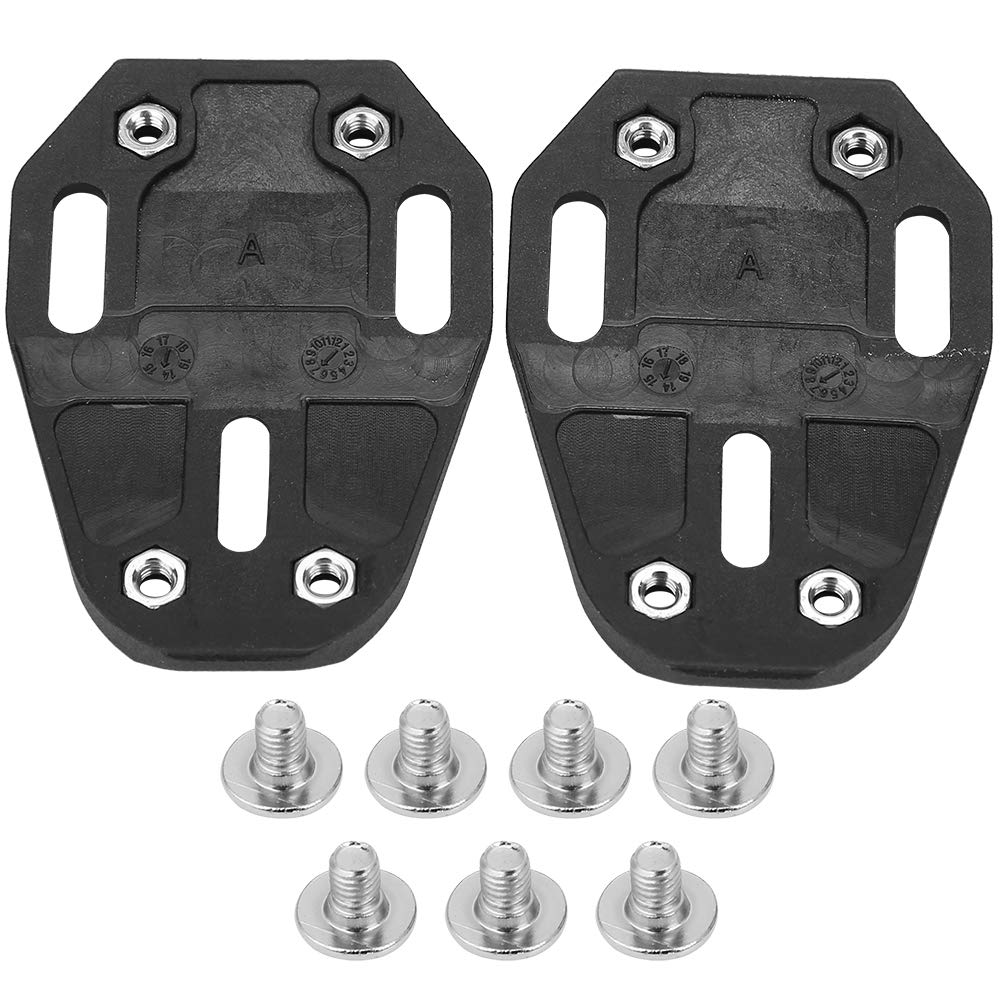 Bike Shoe Plate, 1 Pair Quick Release Plate Cover Adapter Cycling Shoe Cleats Nylon Bicycle Pedal(A)