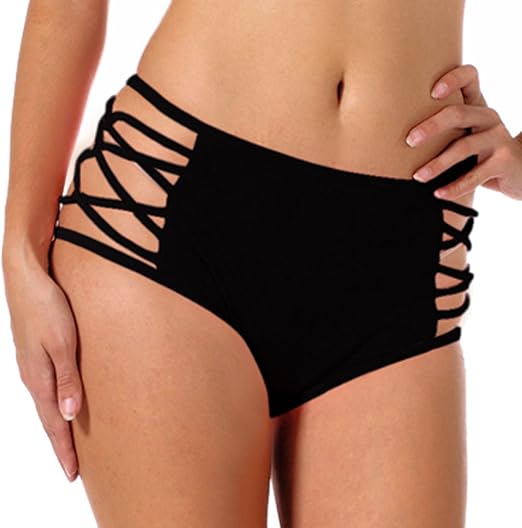 high waisted swim shorts amazon