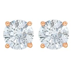 PARIKHS Round Diamond stud Premium Quality Screw
