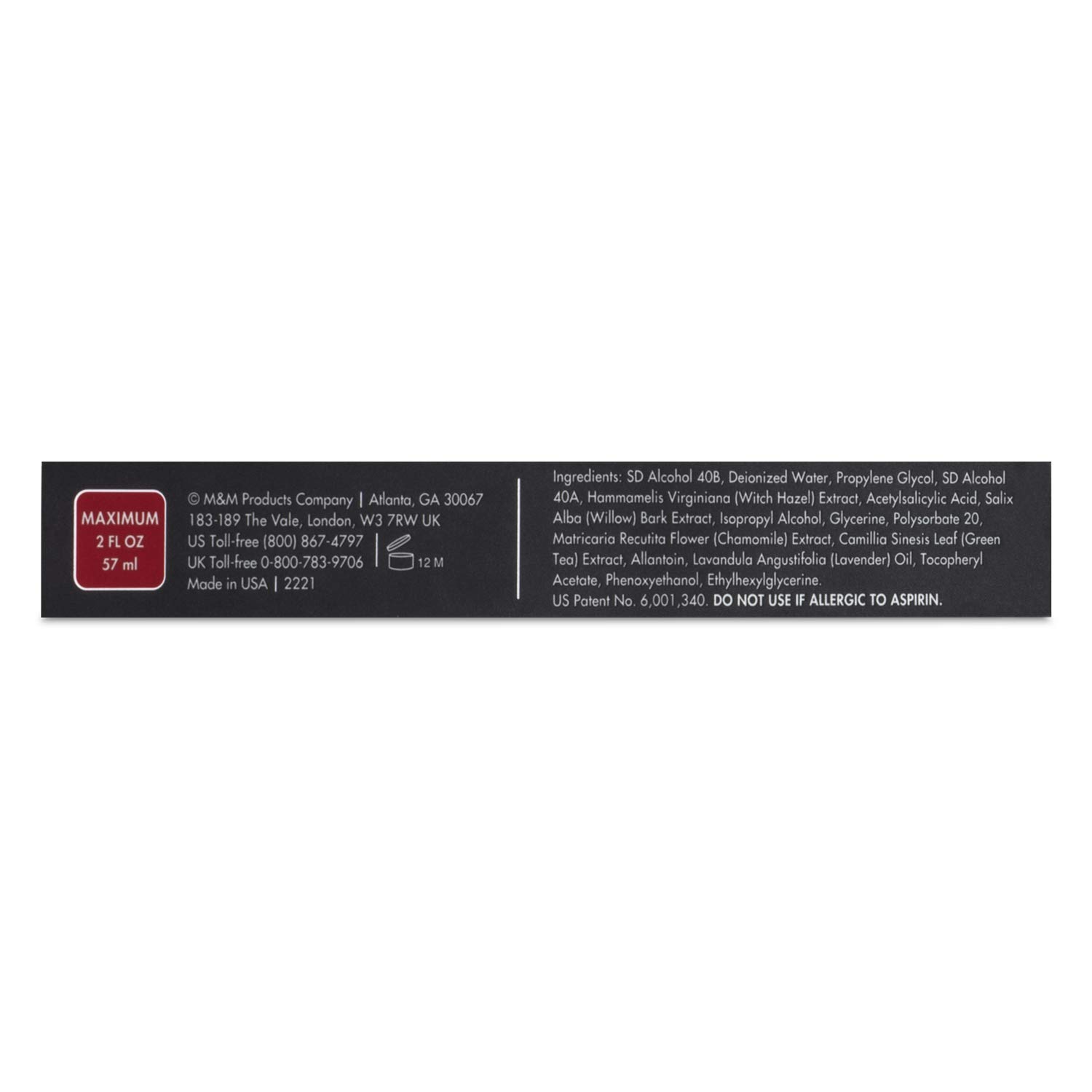 Bump Patrol Maximum Strength Aftershave Formula After Shave