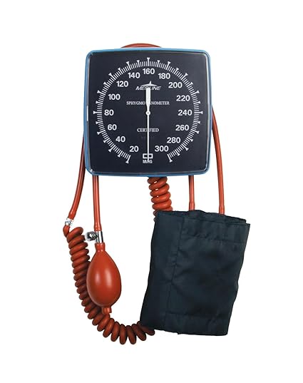 Amazon.com: Latex-Free Wall Mount Aneroid Blood Pressure Monitor