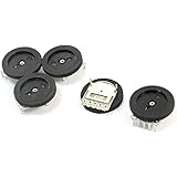 B103 16x2mm 10K Ohm Double Dial Taper Wheel Duplex Potentiometer 5Pcs