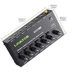 LiNKFOR 6 Channel Audio Mixer, Ultra-compact 6
