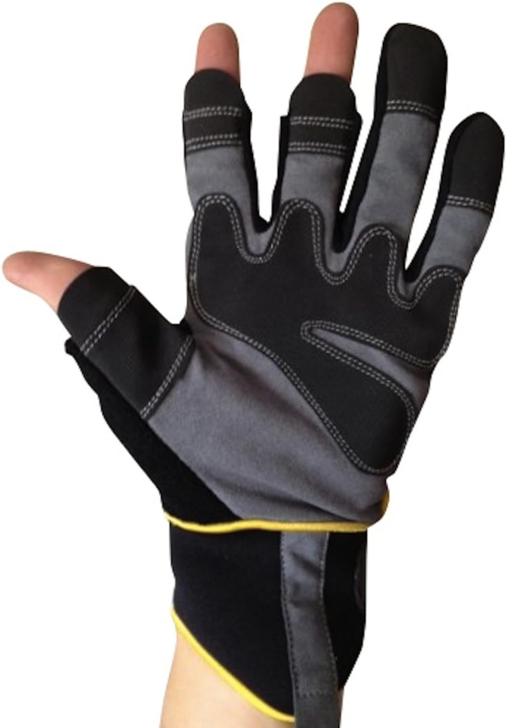 Easy Off Gloves Fingerless Mechanic's Gloves Ideal for DIY, tradesman and the work place.