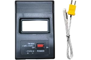 Digital Temperature Meter(-50 to 1300 °C), K Type Thermometer + Probe, TH07